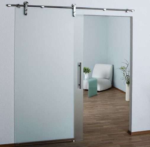 Where to Use Frosted Glass Barn Doors